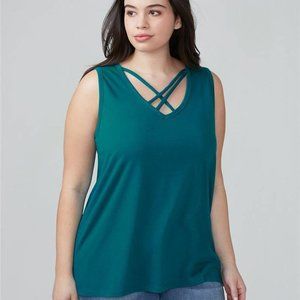Strappy Neck Tank  Plus Size 18/20 NWT